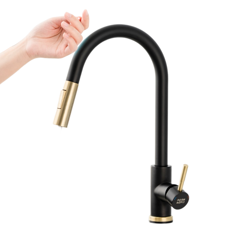 Flexible Küchenarmatur mit Sensor
