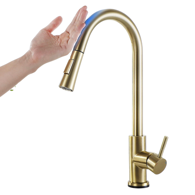Flexible Küchenarmatur mit Sensor