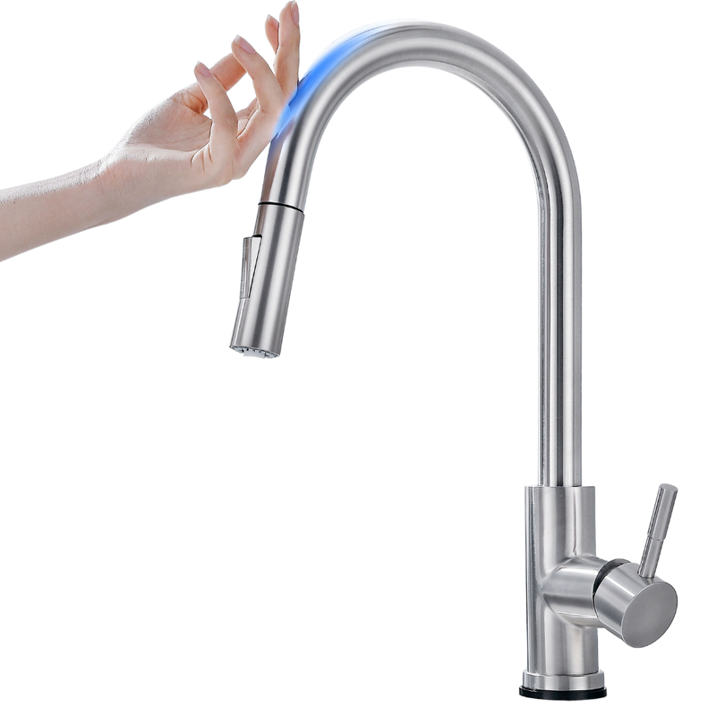 Flexible Küchenarmatur mit Sensor
