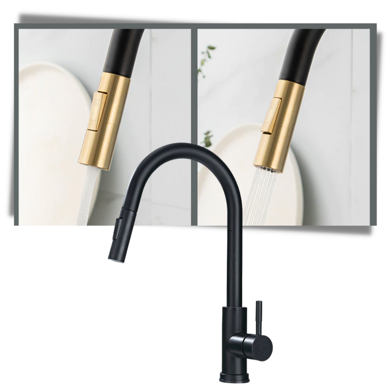 Flexible Küchenarmatur mit Sensor