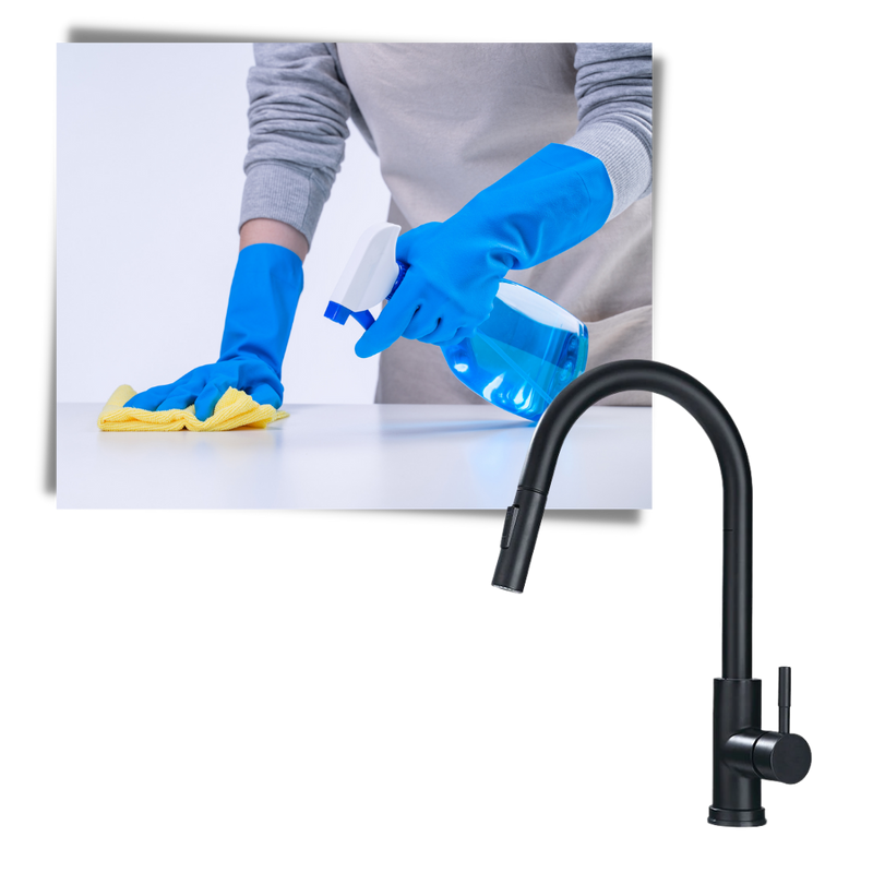 Flexible Küchenarmatur mit Sensor