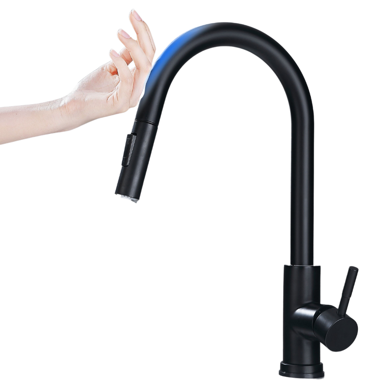 Flexible Küchenarmatur mit Sensor