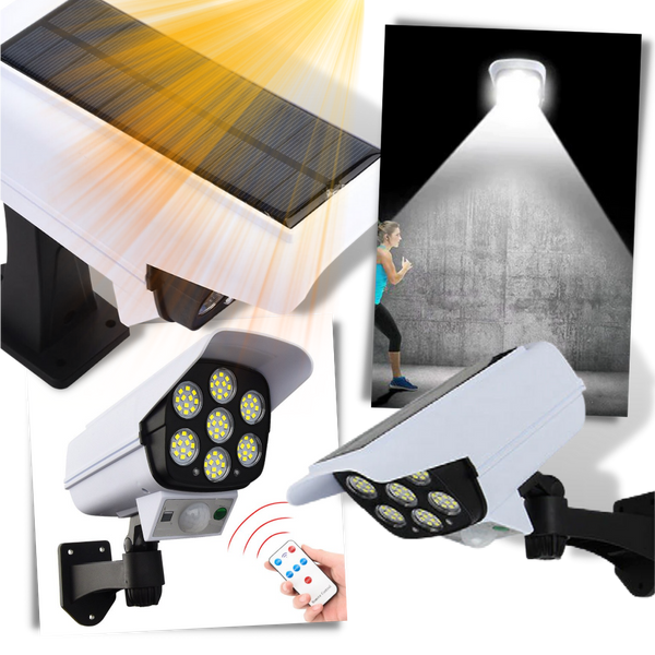 Solar-Bewegungsmelder LED-Lampe