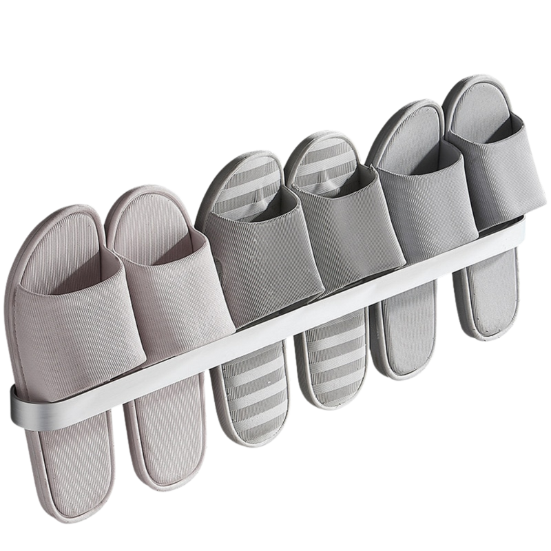 Pantoffelständer aus Aluminium für die Wandmontage