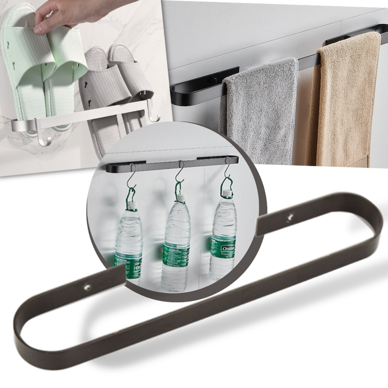 Pantoffelständer aus Aluminium für die Wandmontage