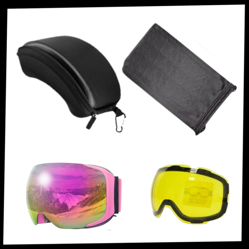 Schneebrille mit Gläsern Bundle