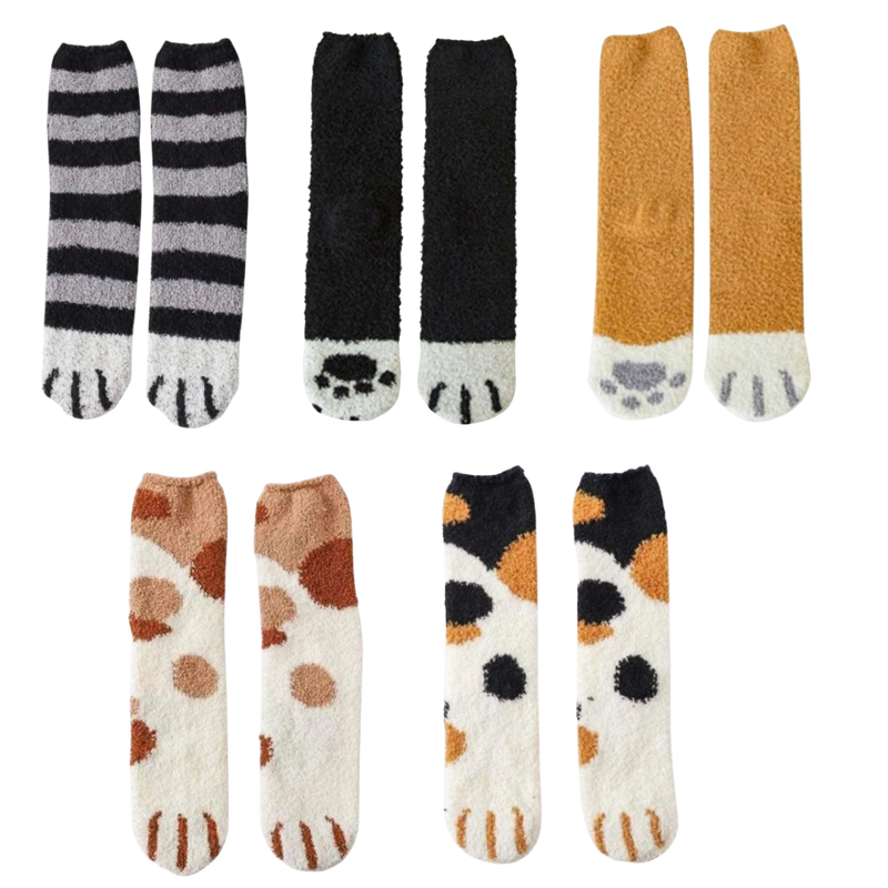 Katzenpfote Wintersocken