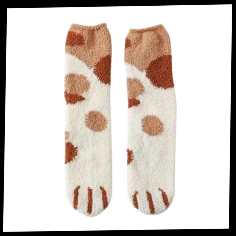 Katzenpfote Wintersocken