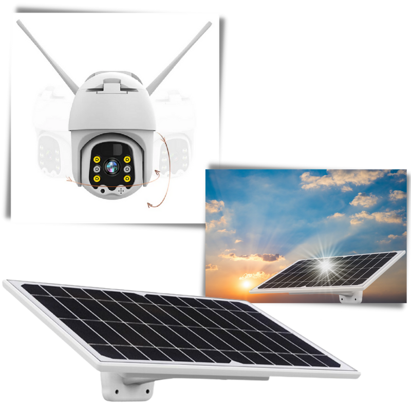 Solarbetriebene Außenkamera