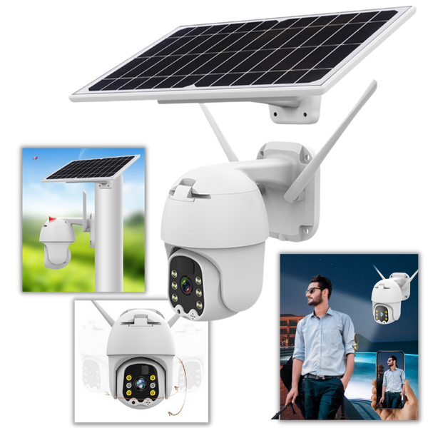 Solarbetriebene Außenkamera