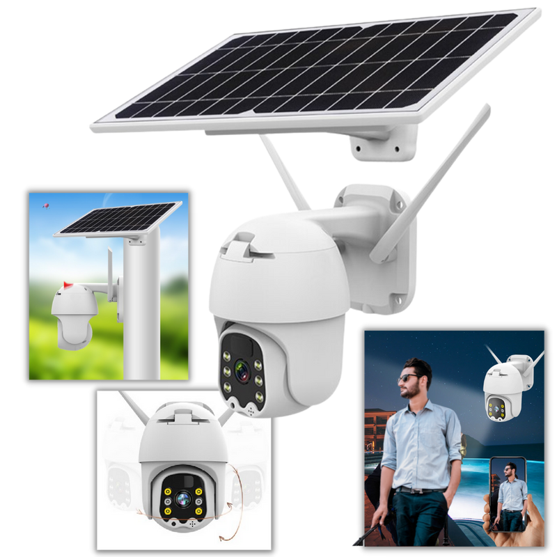 Solarbetriebene Außenkamera