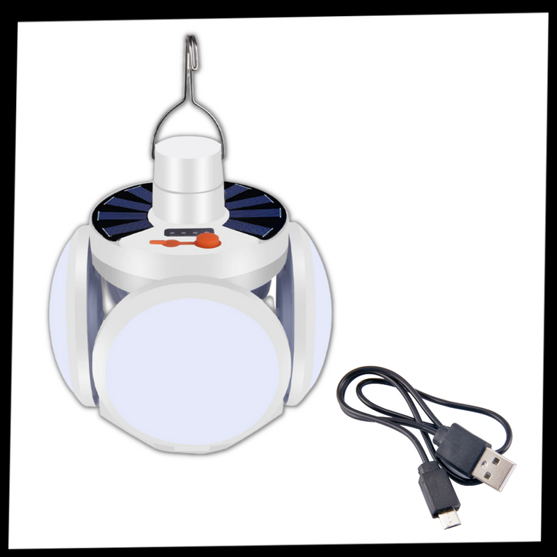 Wiederaufladbare Camping-LED-Lampe