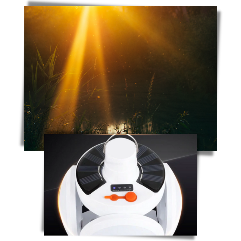 Wiederaufladbare Camping-LED-Lampe