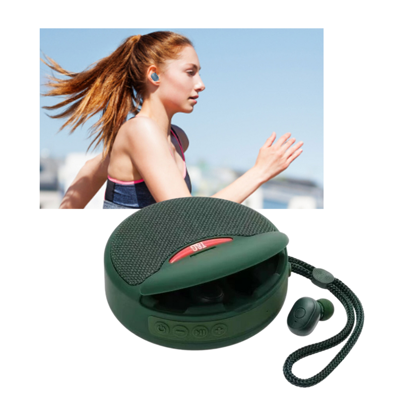 Kabelloser Bluetooth-Lautsprecher mit Kopfhörern