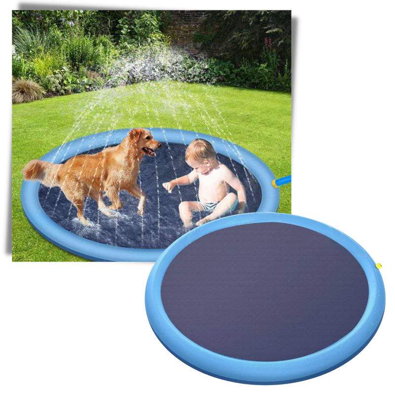 Wasserspritzbecken für Haustiere und Kinder