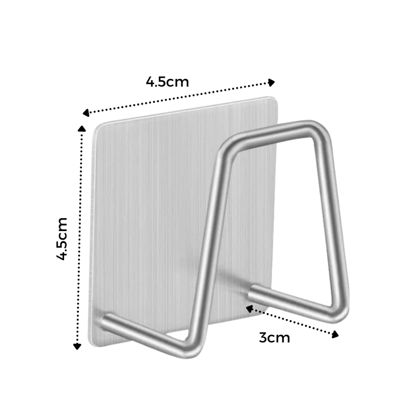 2er-Pack Edelstahl-Schwammhalter