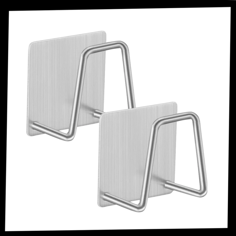 2er-Pack Edelstahl-Schwammhalter