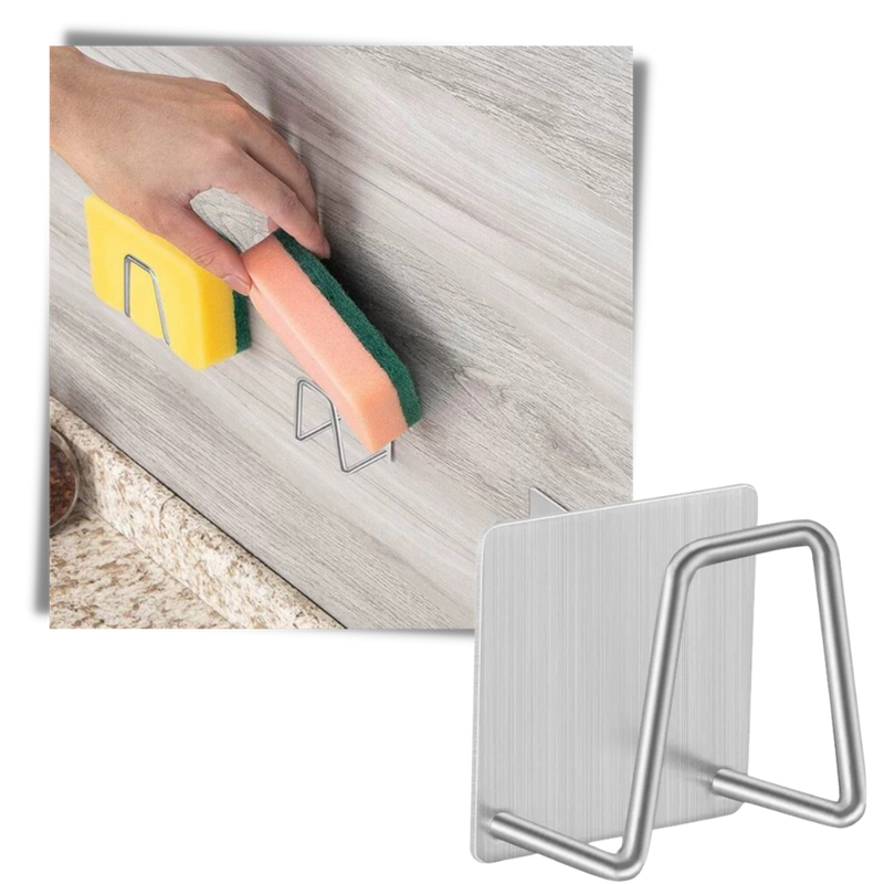2er-Pack Edelstahl-Schwammhalter