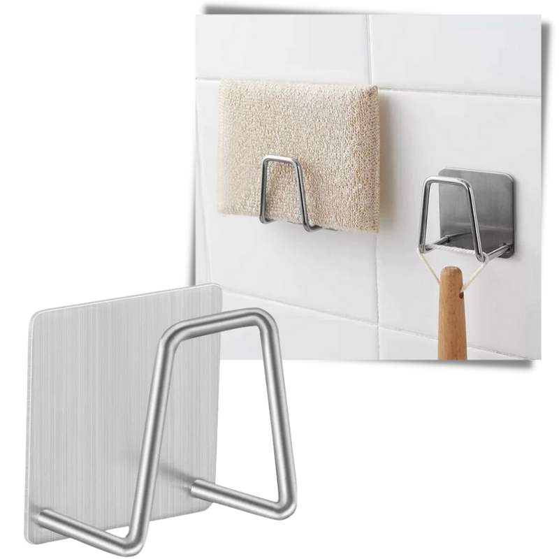 2er-Pack Edelstahl-Schwammhalter