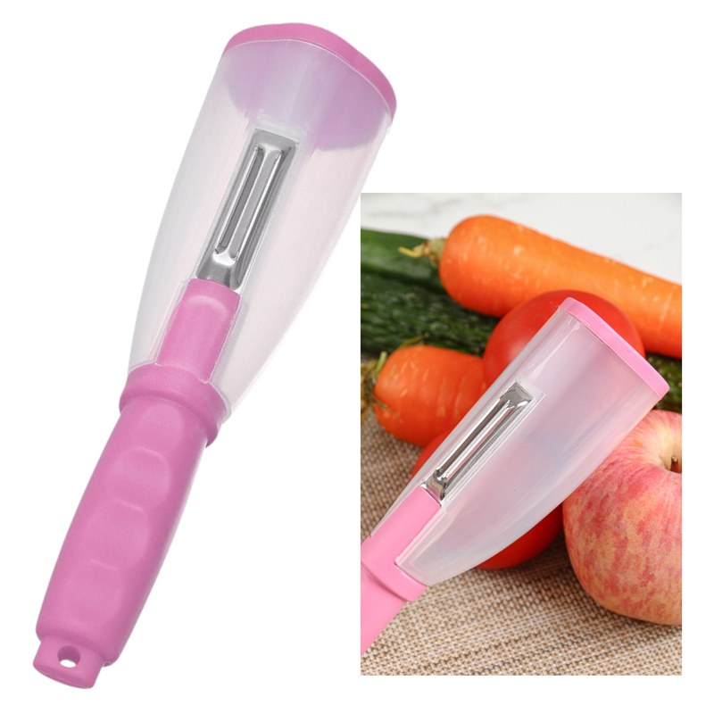 Obst- und Gemüseschäler mit Auffangbehälter
