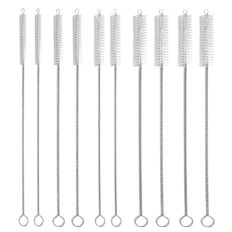 10er-Pack Strohhalm-Reinigungsbürste