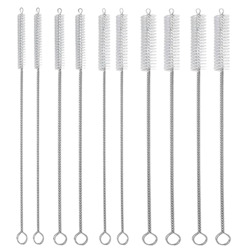 10er-Pack Strohhalm-Reinigungsbürste