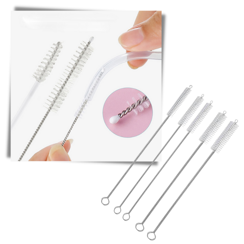 10er-Pack Strohhalm-Reinigungsbürste