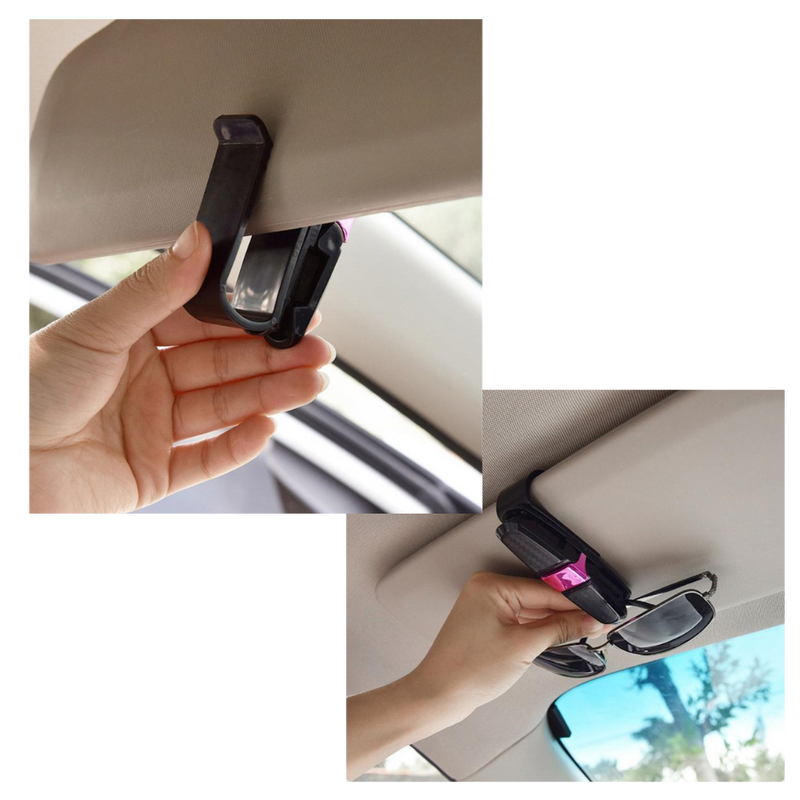 Sonnenbrillenhalter für das Auto-Visier
