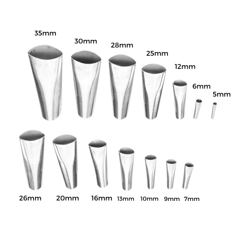 Edelstahl-Abdichtungsdüsen-Set