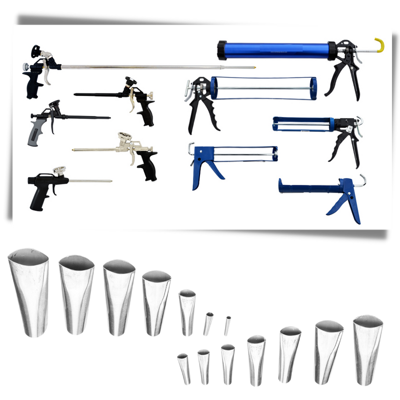 Edelstahl-Abdichtungsdüsen-Set