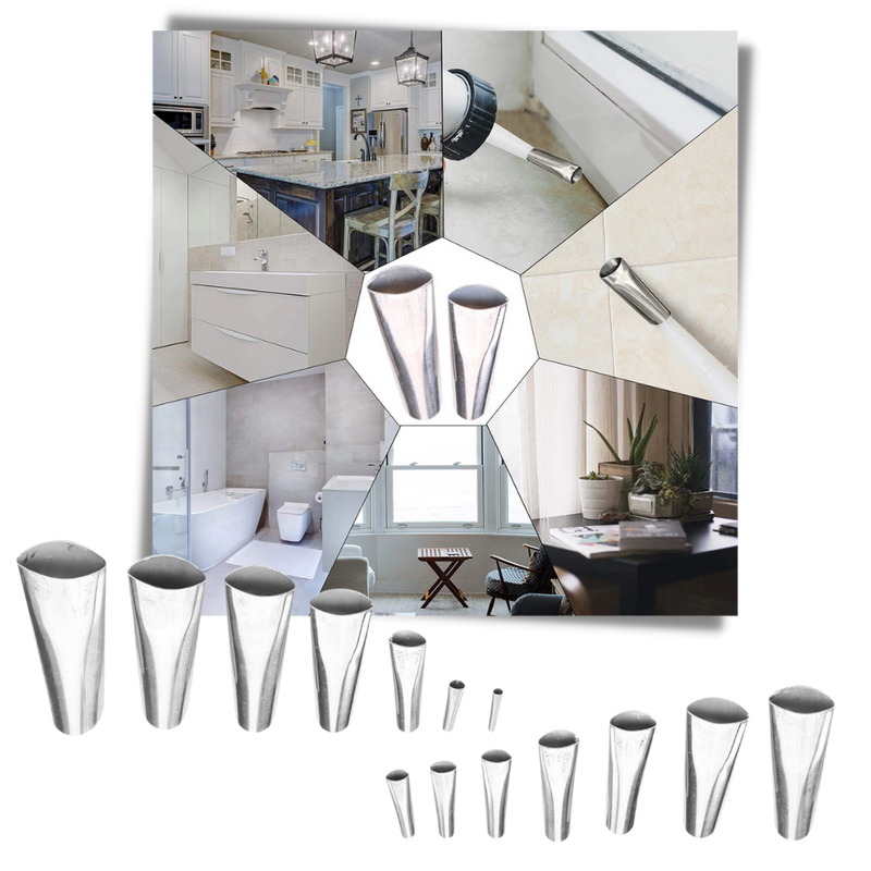 Edelstahl-Abdichtungsdüsen-Set
