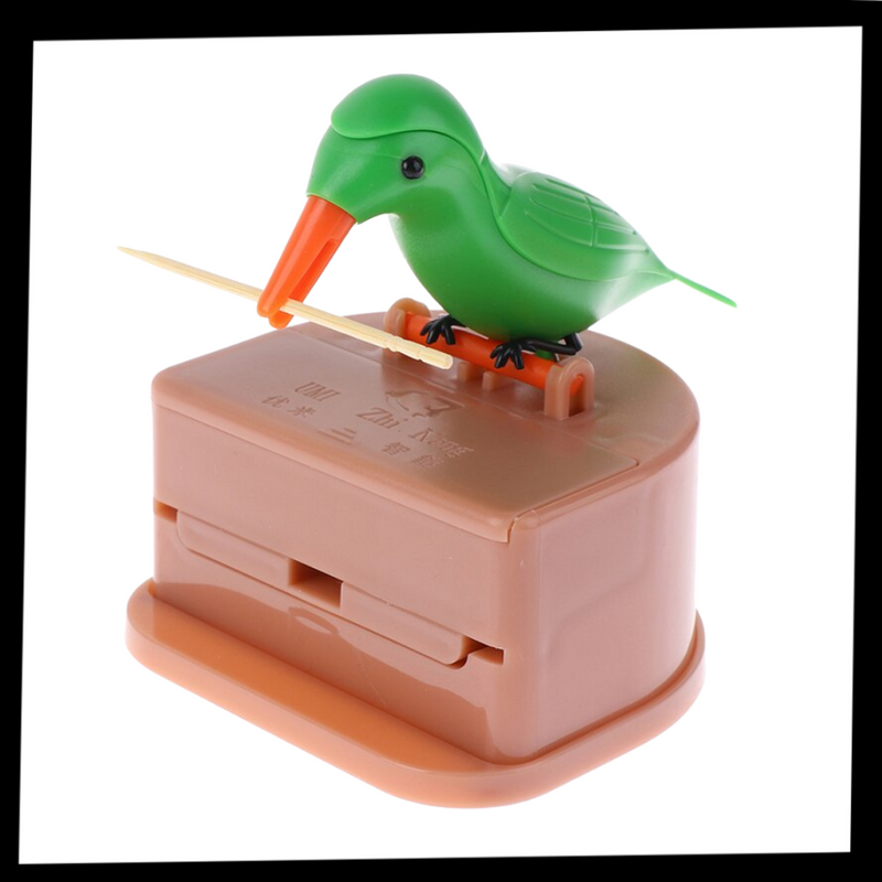 Vogel-Zahnstocher-Spender-Box