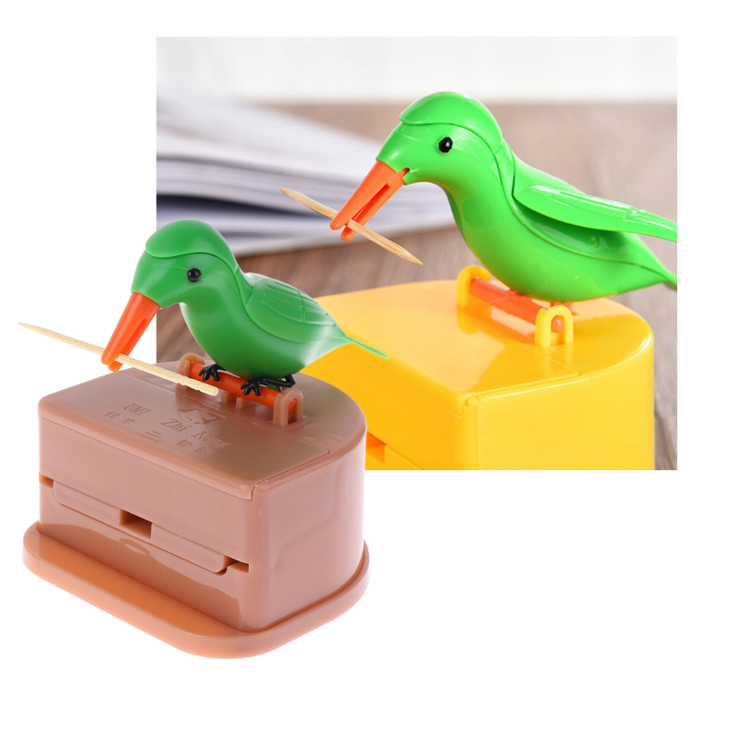 Vogel-Zahnstocher-Spender-Box