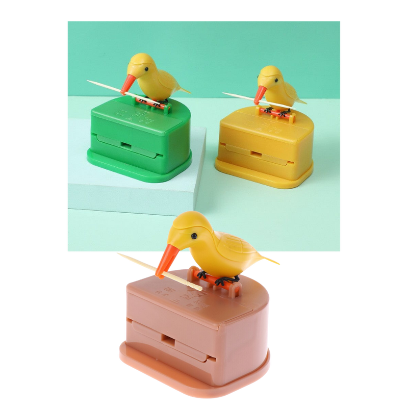 Vogel-Zahnstocher-Spender-Box