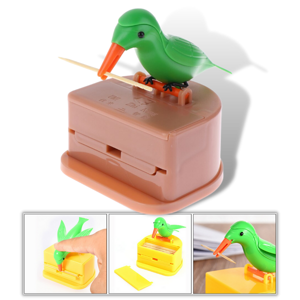 Vogel-Zahnstocher-Spender-Box