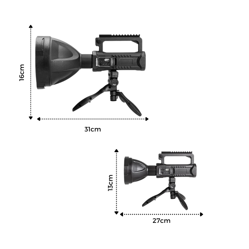 LED-Taschenlampe & Stativ