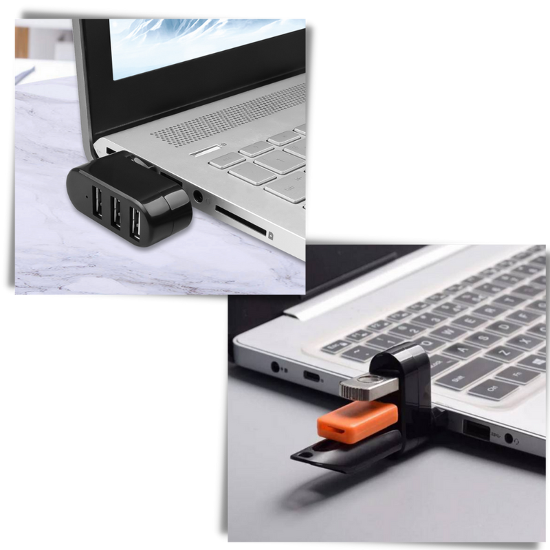 USB-Drehadapter mit mehreren Anschlüssen