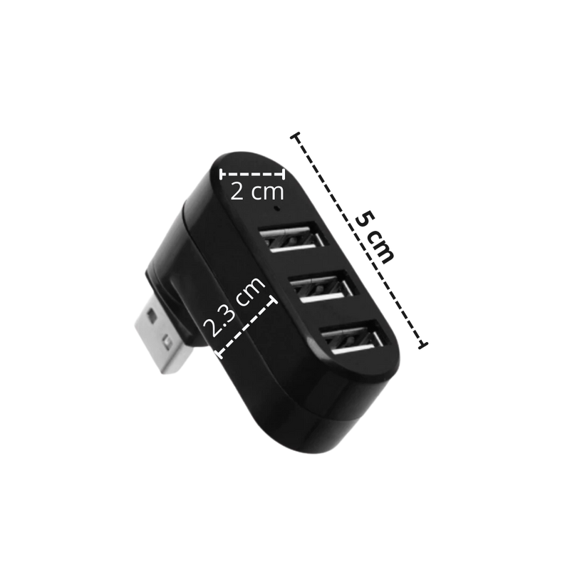 USB-Drehadapter mit mehreren Anschlüssen