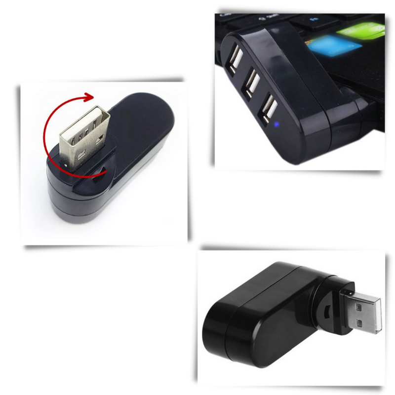 USB-Drehadapter mit mehreren Anschlüssen