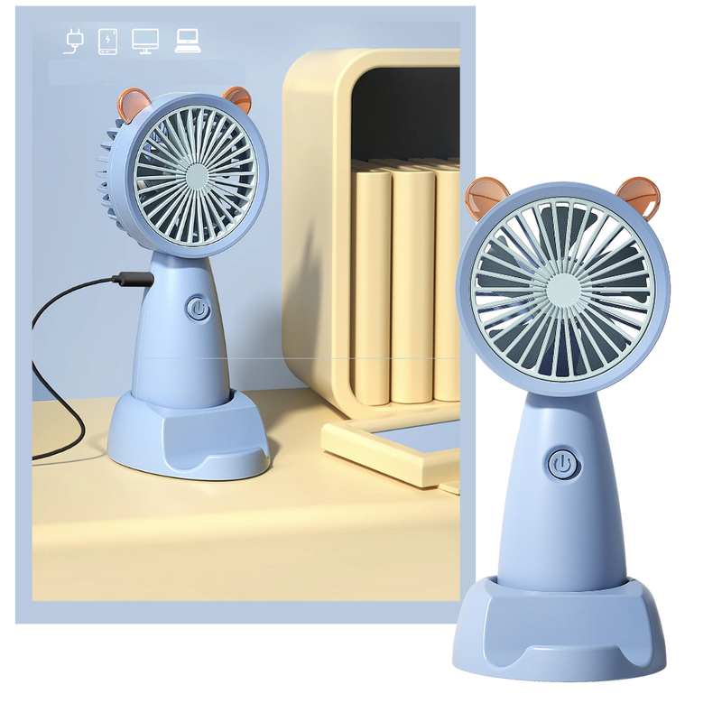 Mini-USB-Lüfter mit Telefonhalterung