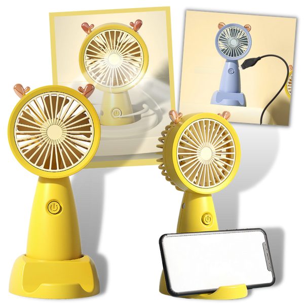 Mini-USB-Lüfter mit Telefonhalterung