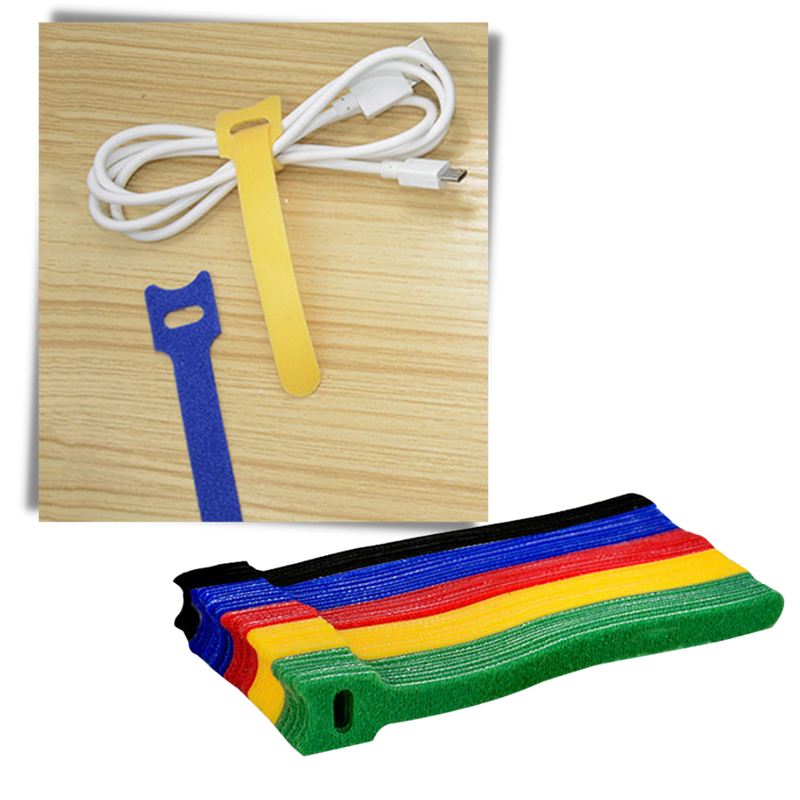 Klettverschluss-Kabelorganisator