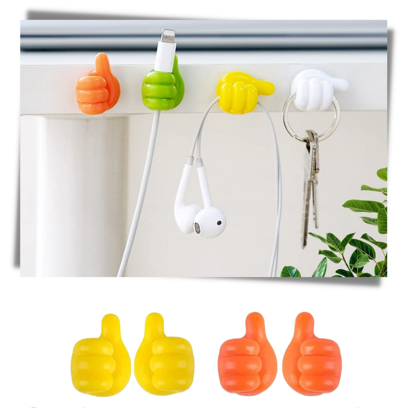 20er-Pack Daumen hoch Wandhaken