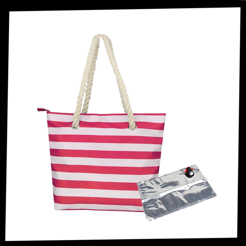 Strand Wein Tasche
