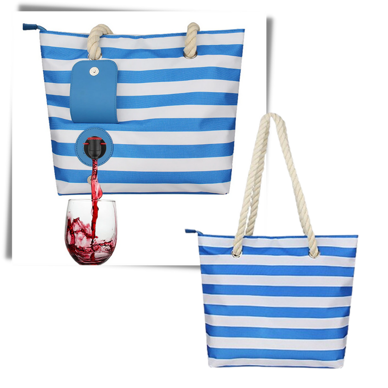 Strand Wein Tasche