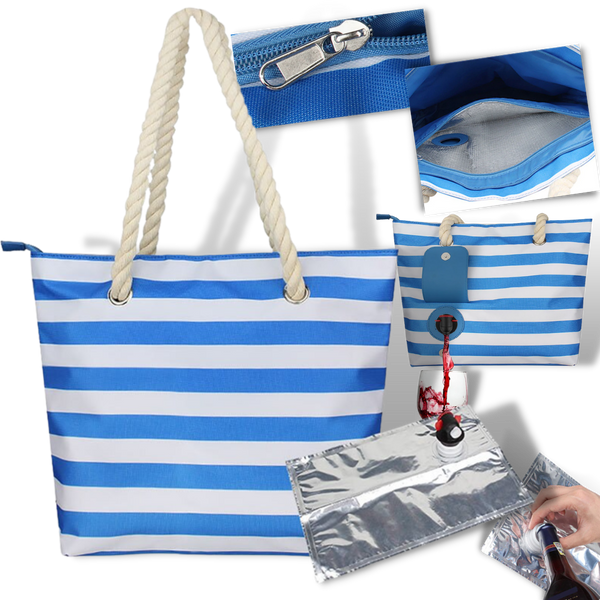 Strand Wein Tasche