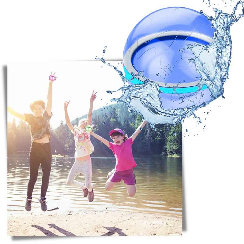 Packung mit wiederverwendbaren Wasserballons
