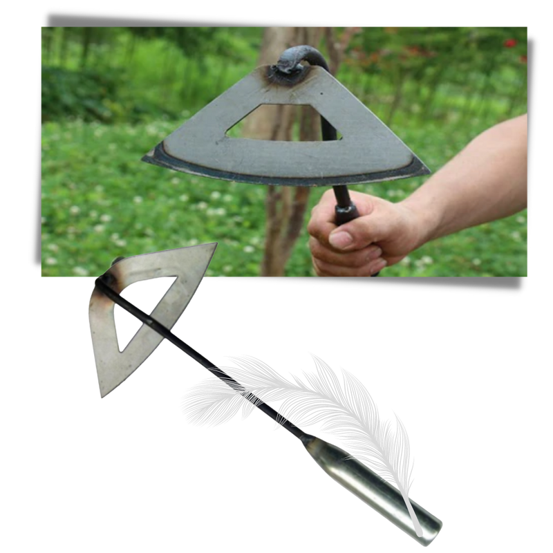 Handgeführte Stahlhacke