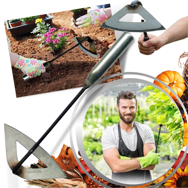 Handgeführte Stahlhacke
