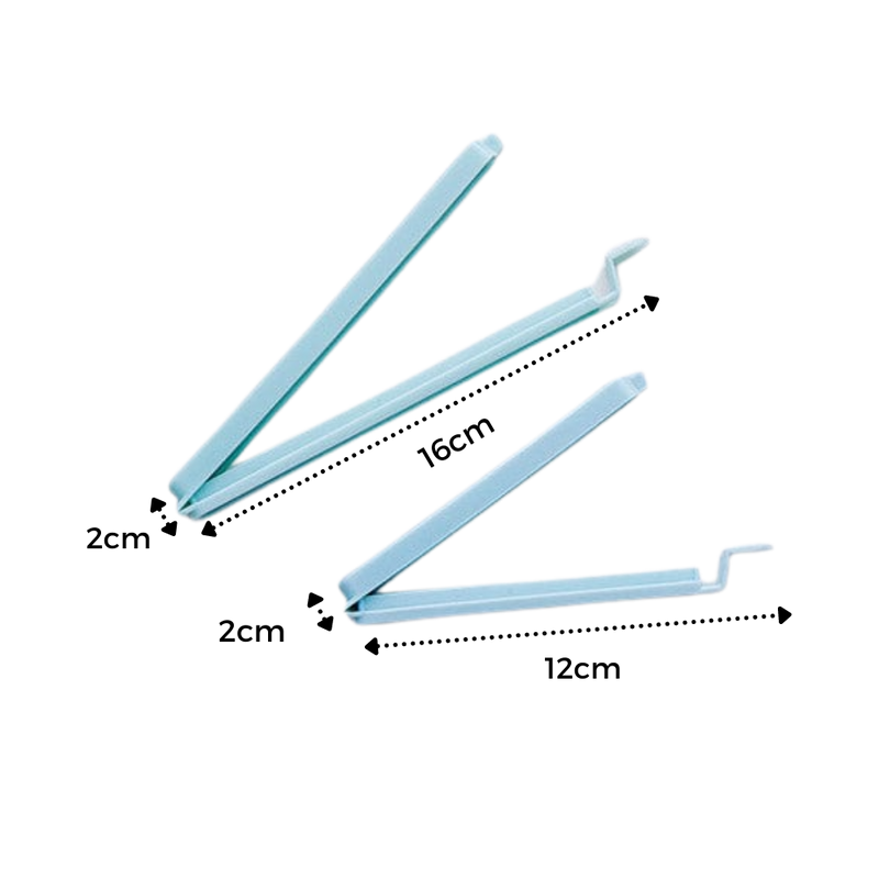 Packung mit 15 Dichtungsclips für Lebensmittelpakete